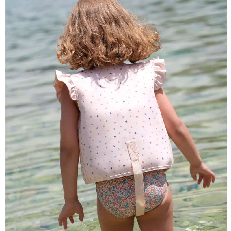 Konges Sløjd Neopren Svømme vest med flæse, Star Multi