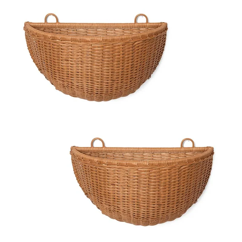 Ferm Living flettede kurve, 2 stk