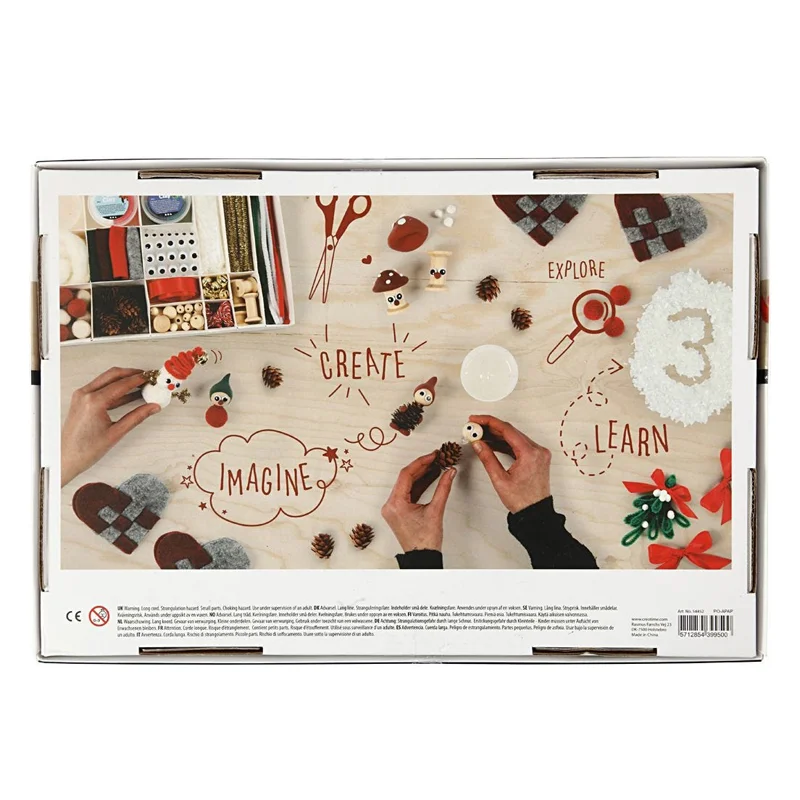 Krea-kasse traditionel jul