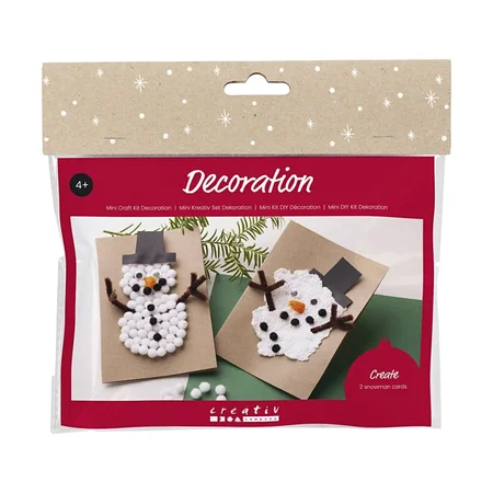 Creativ Company Mini DIY Kit Dekoration, Weihnachten