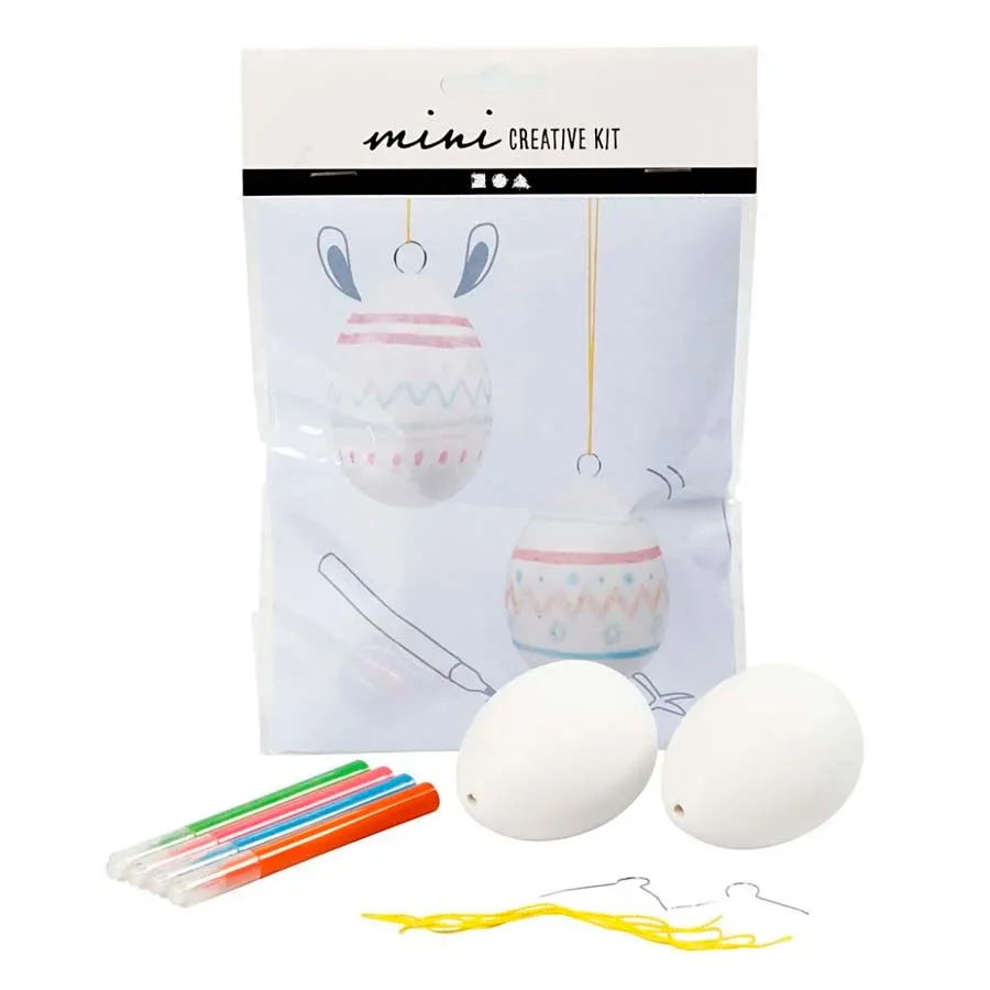 Mini påske DIY-sæt, æg til ophæng