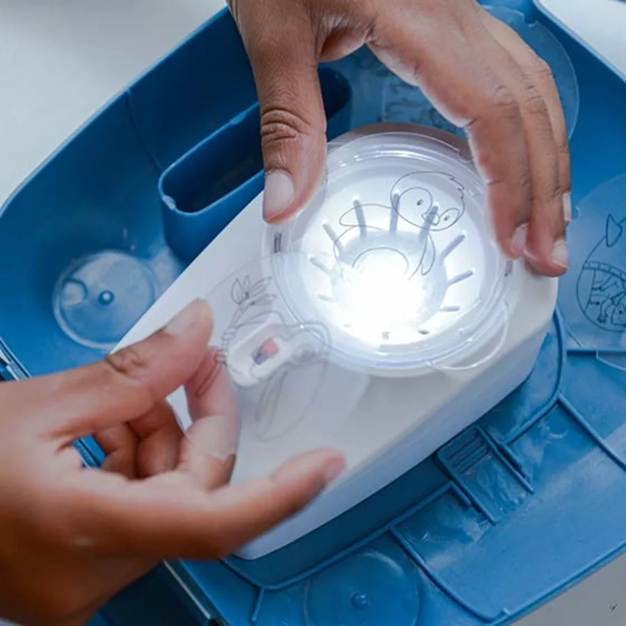 Kidywolf kuffert med tegneplade m.lys