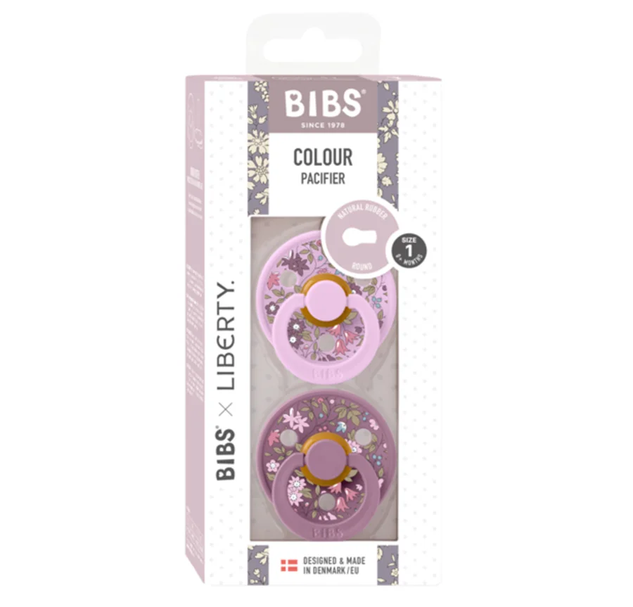 BIBS 2 pk Liberty sut, str 1 chamomile lawn / violet sky mix