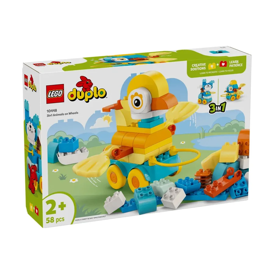 LEGO® DUPLO 3in1-Tiere auf Rädern