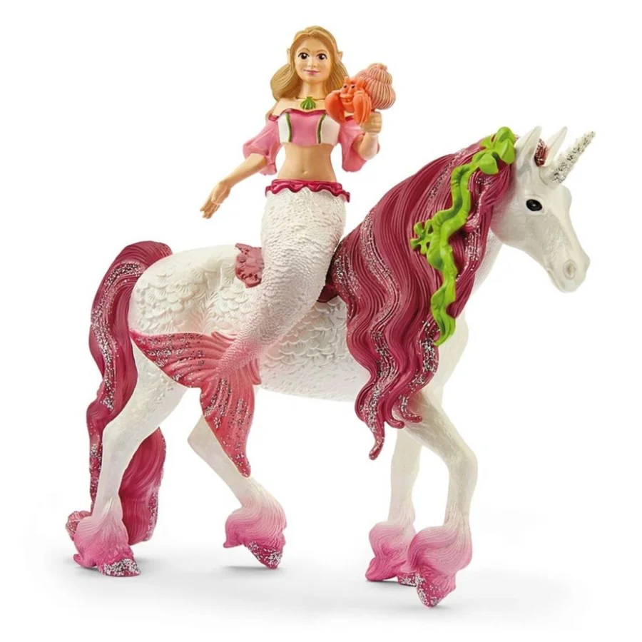 Meerjungfrau Feya auf dem Unterwasser-Einhorn, Schleich 