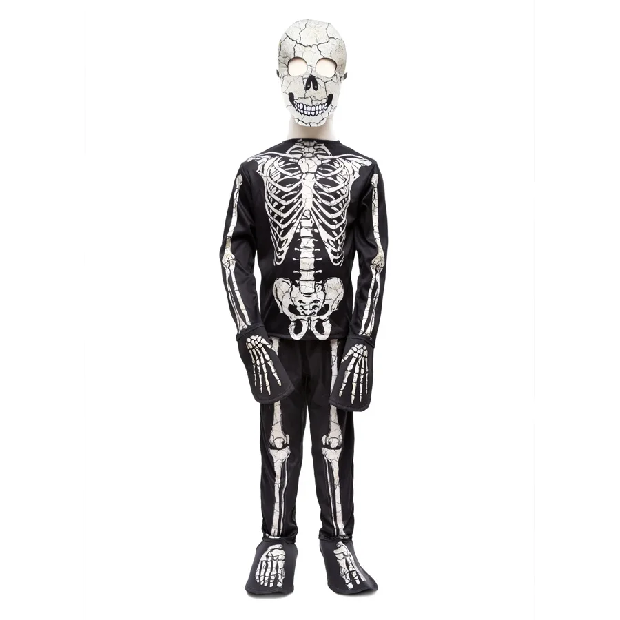 Great Pretenders Glow In The Dark skeletsæt m Maske