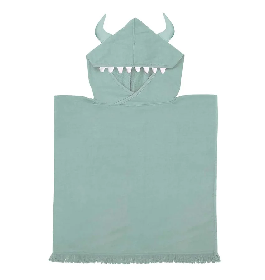 Sunnylife håndklæde poncho, monster