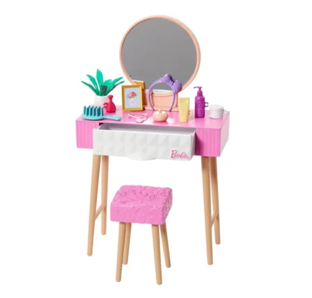 Barbie sminkebord m tilbehør
