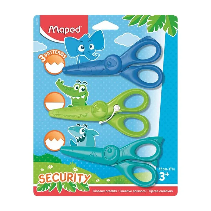Maped 3 sikkerheds mønstersakse