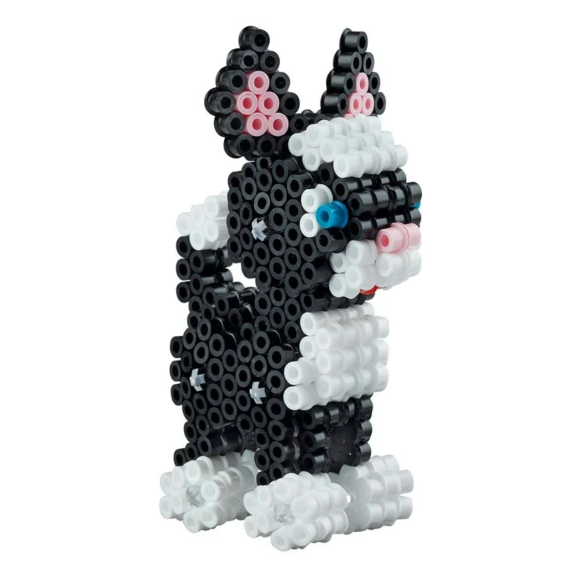 Hama gaveæske, midi perler - 3D hund og kat
