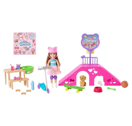 Barbie Chelsea skatepark
