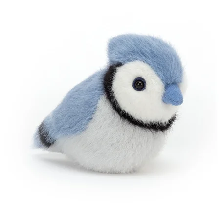 Jellycat Garden Birdling Blå skovskade, 10 cm