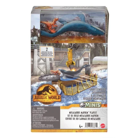 Jurassic World legesæt m. mini figurer, Mosasaurus Mayhem