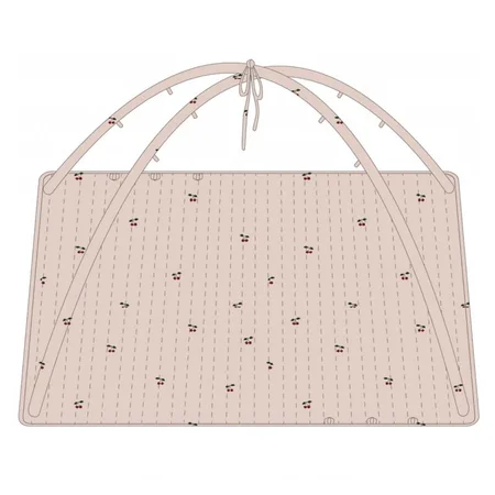 Konges Sløjd aktivitetsstativ m.tæppe, cherry