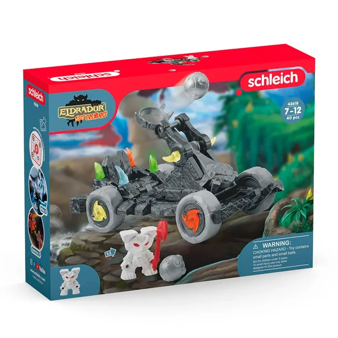 Schleich katapult med minifigur