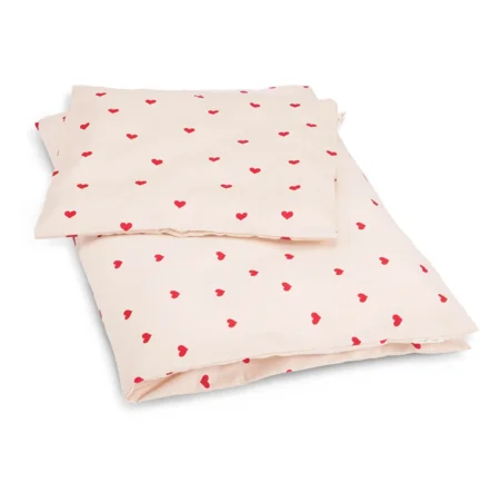 Konges Sløjd baby sengetøj, Amour rouge
