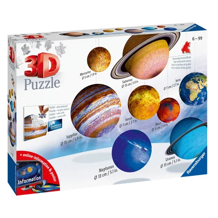 Ravensburger 3D solsystem puslespil