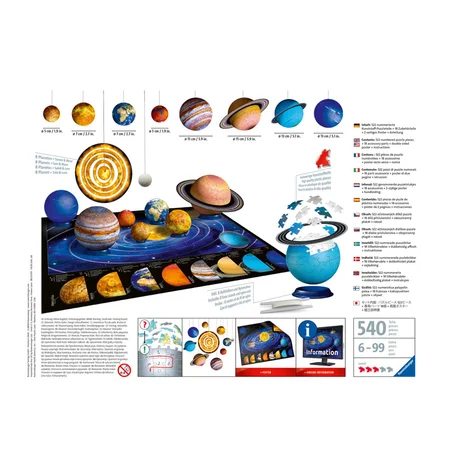 Ravensburger 3D solsystem puslespil