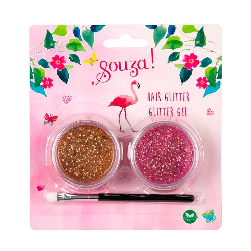 Souza glitter til håret