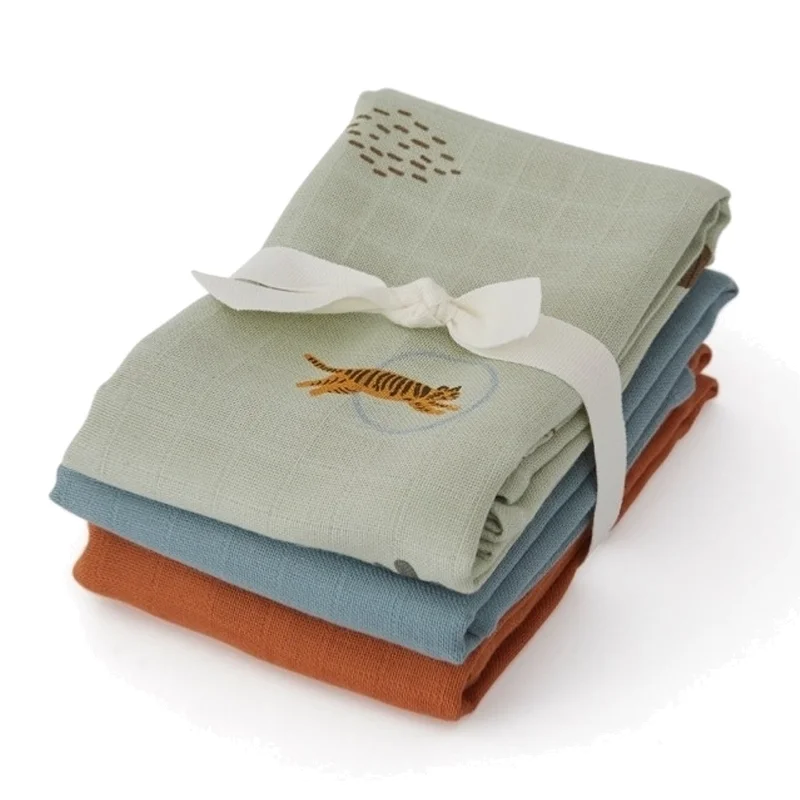 OYOY 3-pak stofbleer, tiger