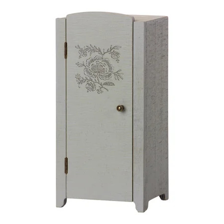 Maileg miniature skab, grå/mint