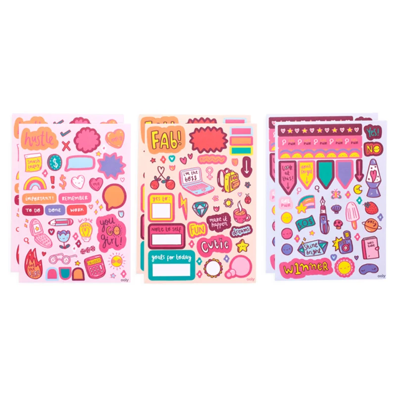 Ooly sticker stash, Girl Boss