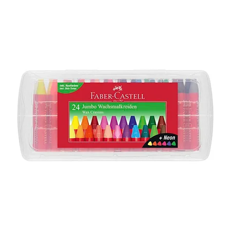 Faber-Castell voks farver, 24 stk
