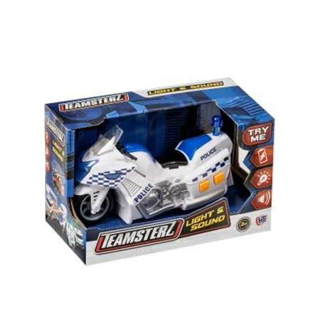 Teamsterz Politimotorcykel med lys og lyd