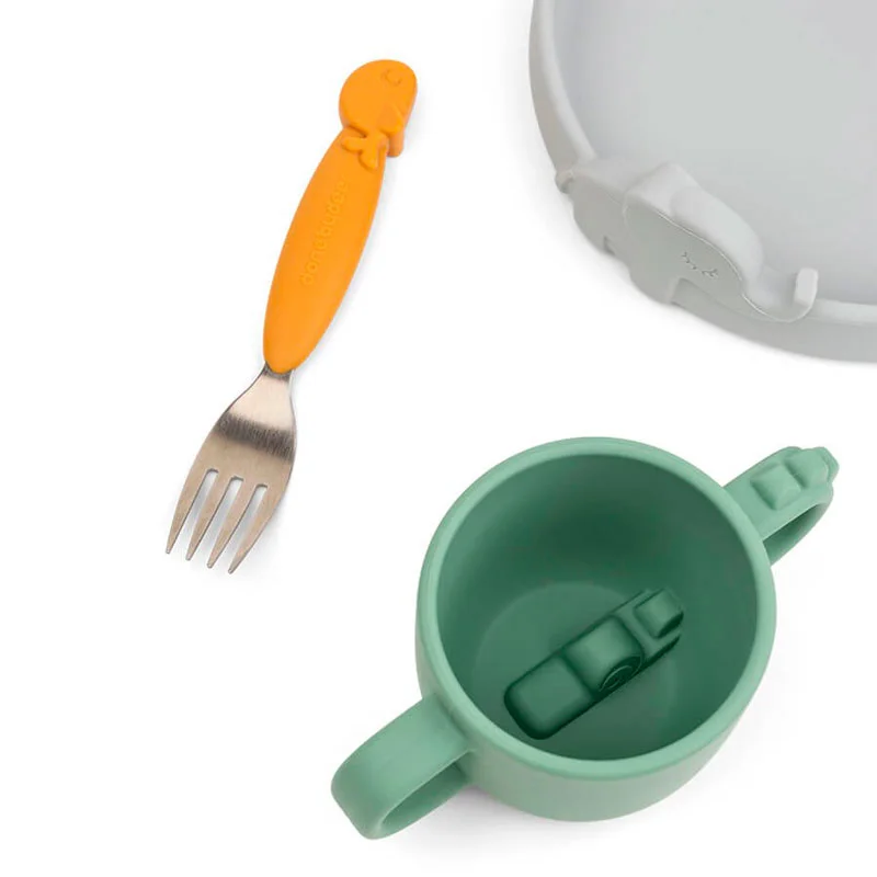 Done by Deer Peekaboo spisesæt, Deer friends Mix