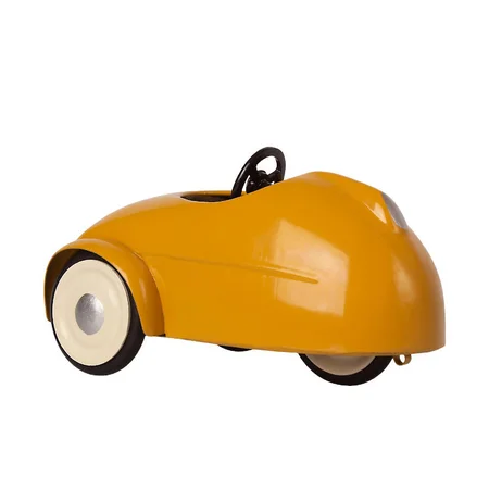 Maileg bil og garage til mus, gul