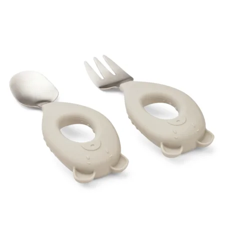 Liewood Stanley Baby Bestik sæt, Mr bear / Sandy