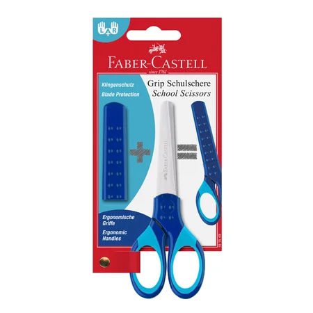 Faber-Castell Schulschere, blau
