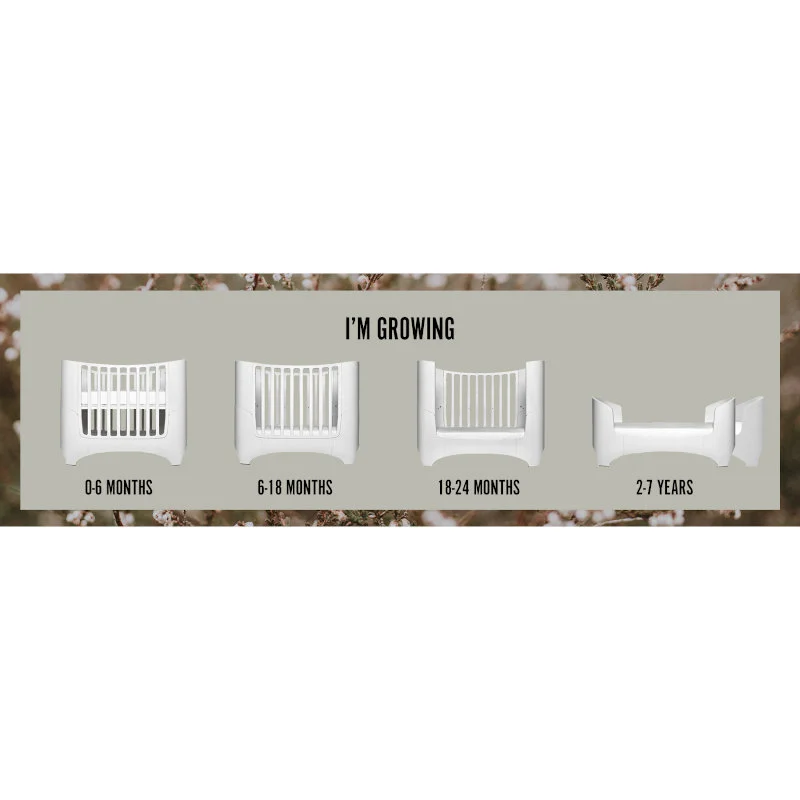 Leander Classic baby- og juniorseng, hvid