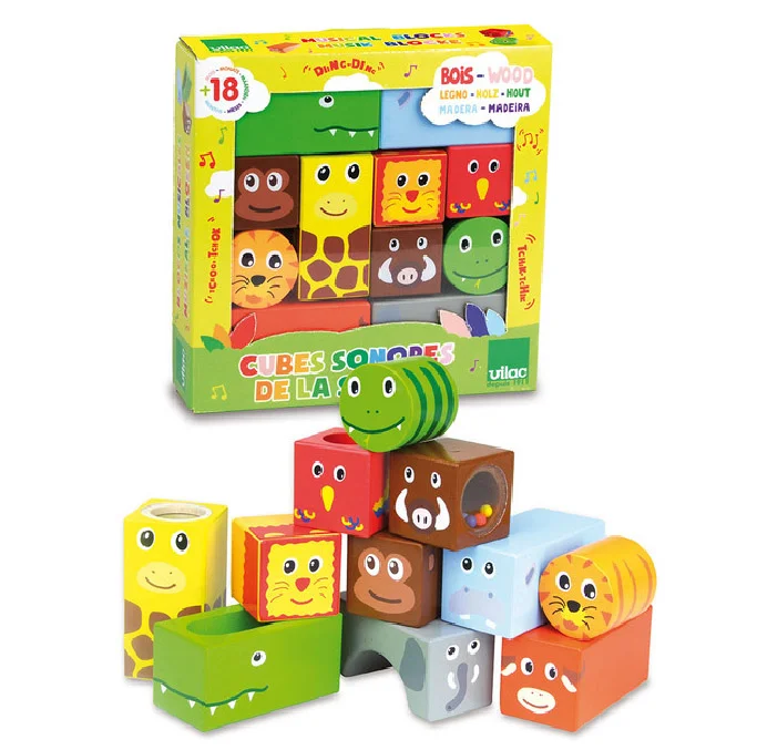 Vilac træklodser med lyd