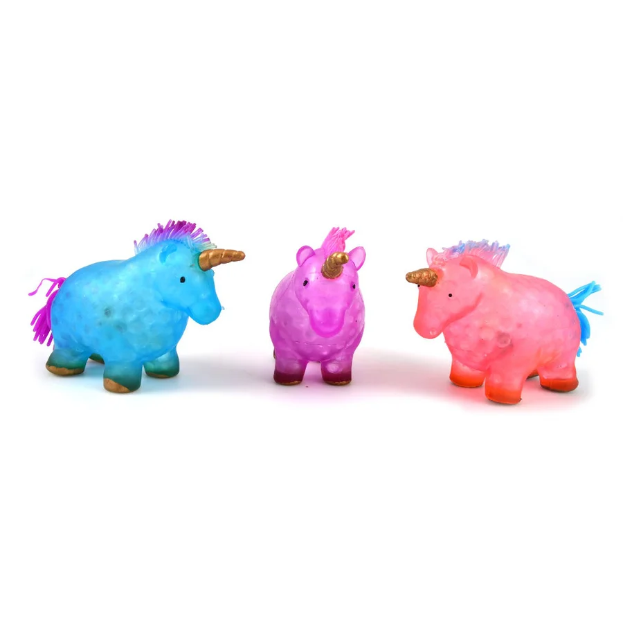 Lysende squeeze enhjørning med kugler