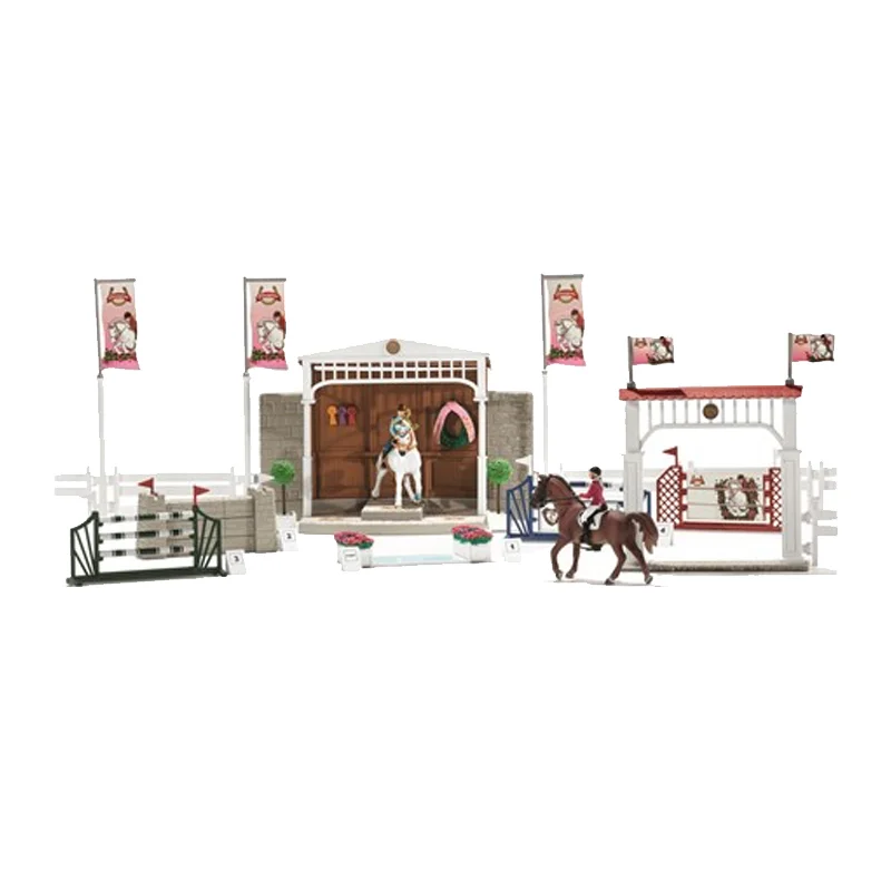 Schleich stor ridekonkurrence bane inkl heste