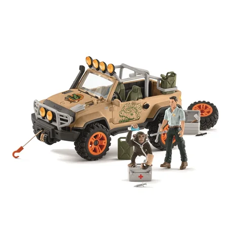 Schleich firhjulstrækker med trækkrog