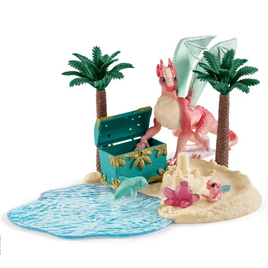 Schleich Bayla drageø inkl skattekiste