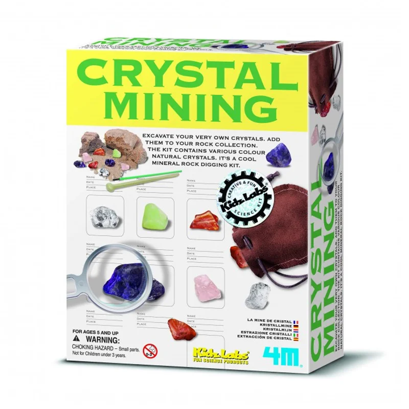 4M KidzLabs eksperiment legetøj, krystal minedrift