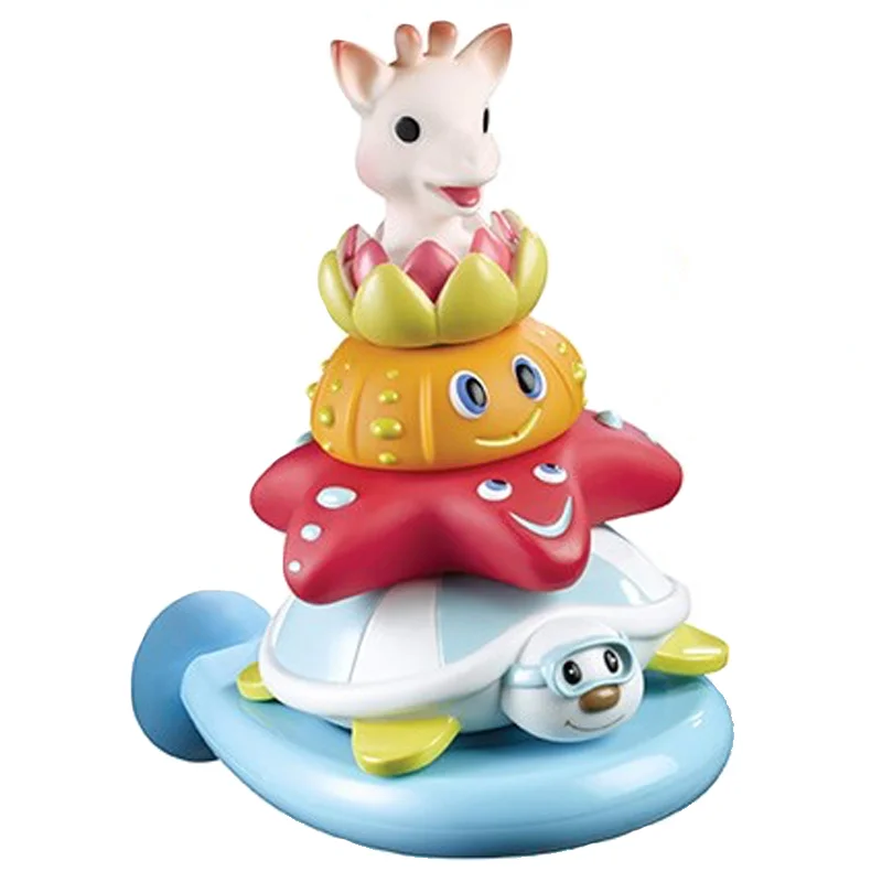 Sophie la Girafe stabelpyramide til badet, splash and surf