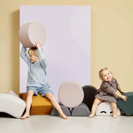 by Klip Klap tumlemøbel, Mr Half Circle Face - beige