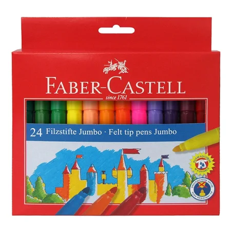 Faber-Castell jumbo tusser, 24 stk