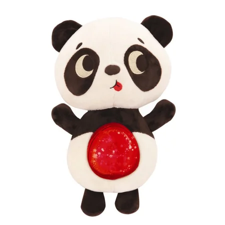 B Toys bamse med musik og lys, Twinkle Tummies - Panda