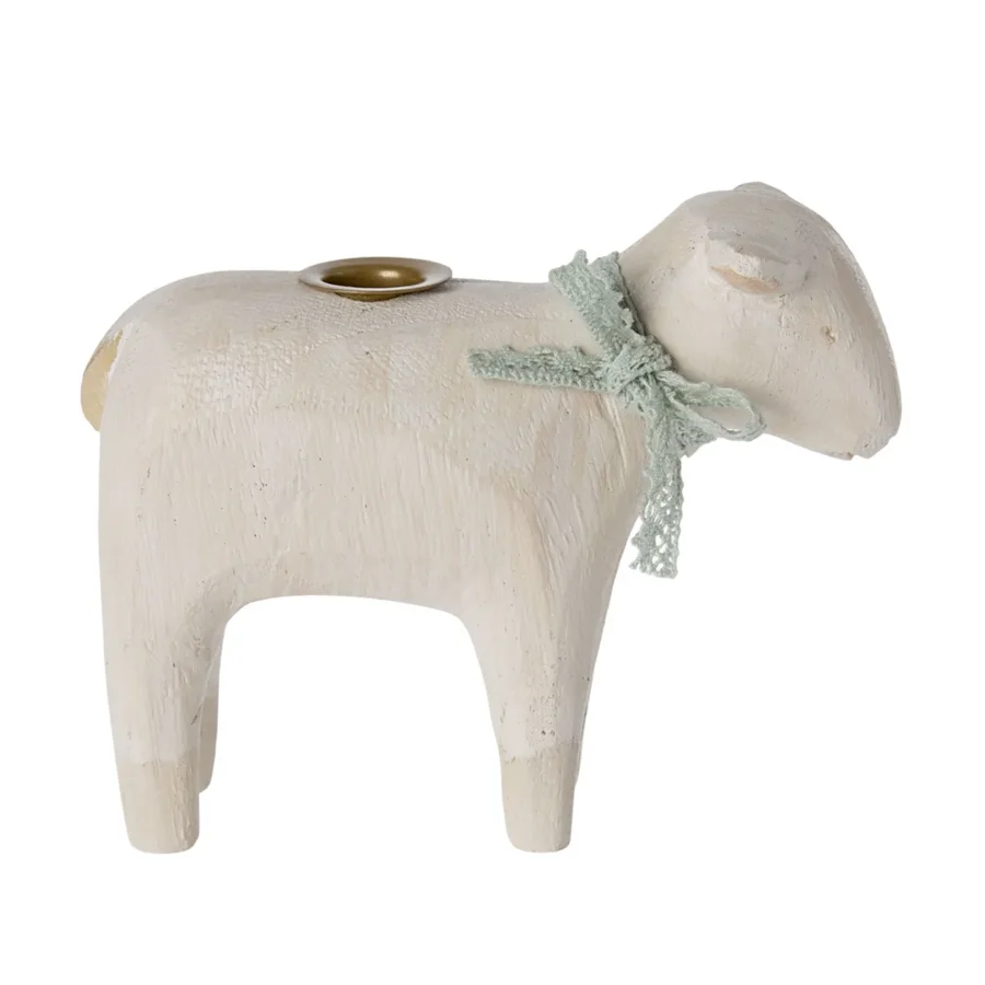 Lamm Kerzenständer, mint, Maileg 