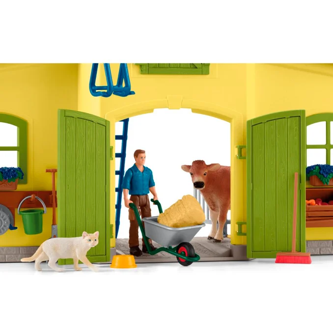 Schleich bondegård med dyr og accessories