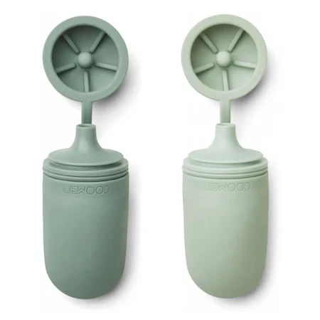 Liewood 2-pak smoothie-flasker, Peppermint/Dusty mint