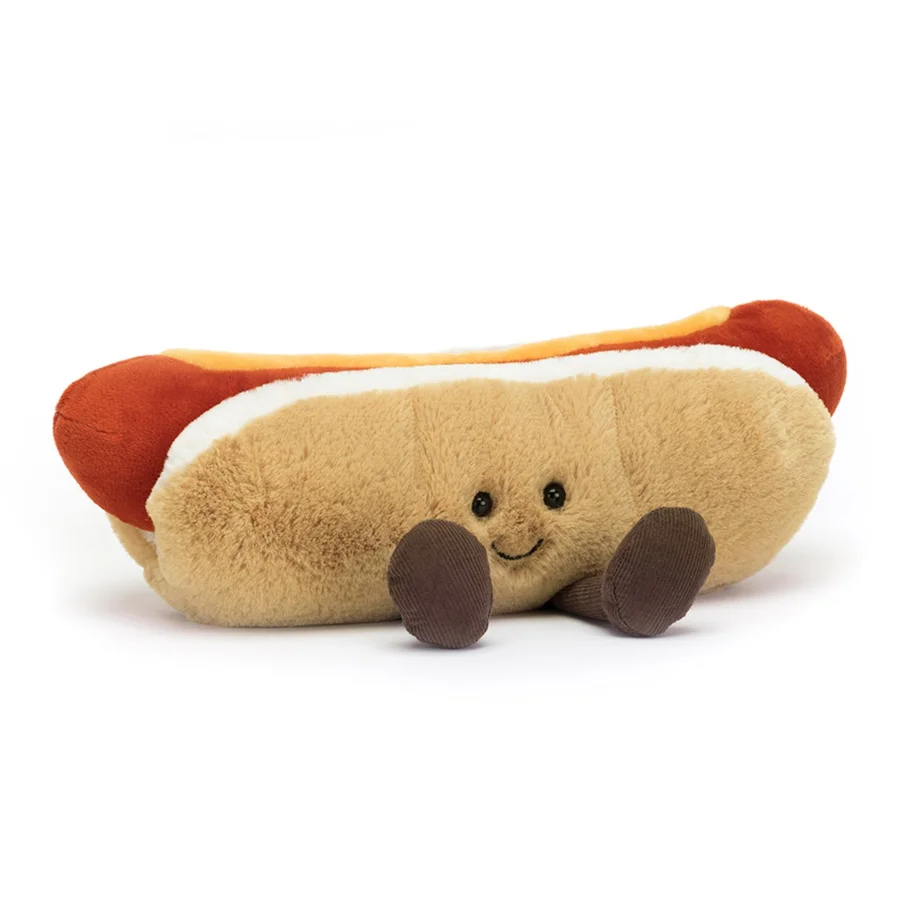 Jellycat Amuseable Hot Dog, 11 cm