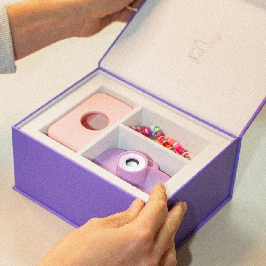 Lalarma Kamera, Rosa/Lila