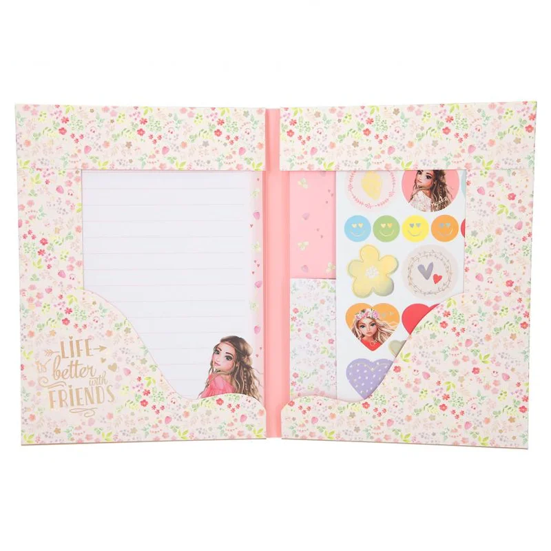 TOPModel brevpapir sæt, Flower Berry