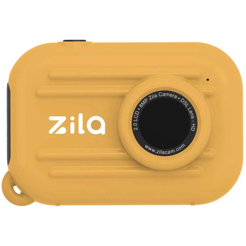 Kidywolf kamera til børn, gul